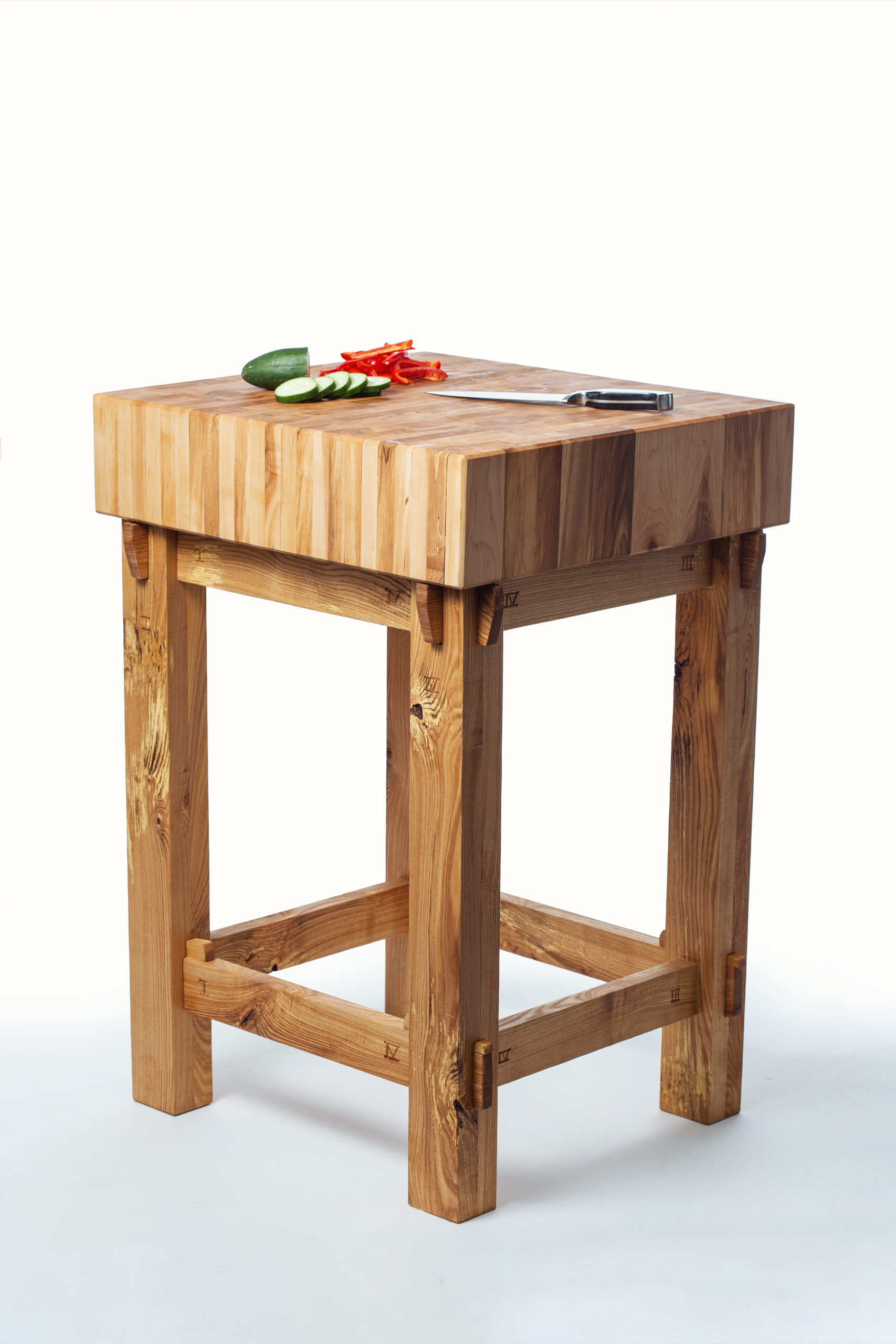 Butcher Block Table ENGER GROVE